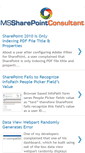 Mobile Screenshot of mssharepointconsultant.com